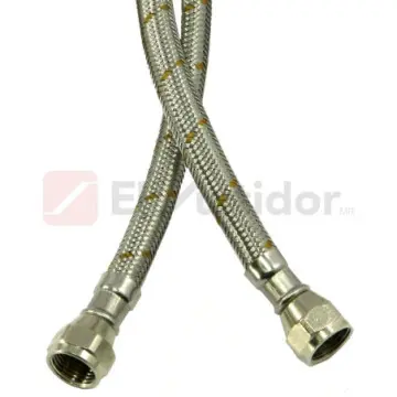 Alimentador Para Gas 3/8x3/8x100 Dica 42100al Aluminio