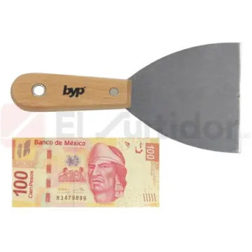 Espátula Flexible Mango de Madera 4 Emf40