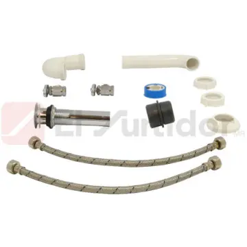 Paquete de Instalación Para Lavabo Coflex Ps-b001 Acero