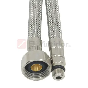 Alimentador Coflex Al-m40 Para Lavabo Acero Inoxidable