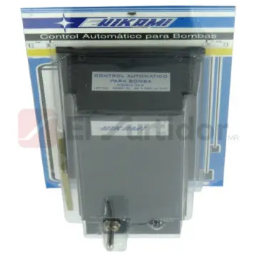 Control Automático Para Bomba Electonivel Hikami  127 Volts de 1 1/2 A 2 HP Negro