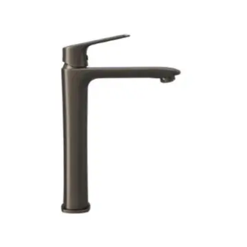Monomando Alto Para Lavabo Urrea Cassia 9435lu.6 Gun Metal