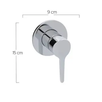 Monomando Para Tina/regadera Urrea Medameda 9464md Cromo