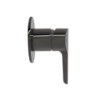 Monomando Para Tina / Regadera Urrea Medameda 9464md.12 Metal Black