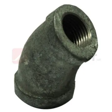 Codo Galvanizado Cifunsa de 10x45 Gris
