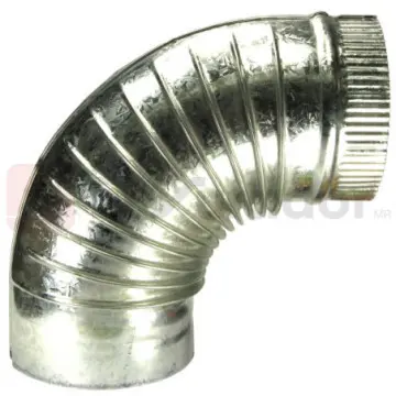 Codo de Lámina 127 mm X 90º 24