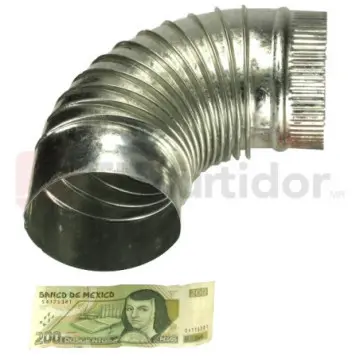 Codo de Lámina 127 mm X 90º 24