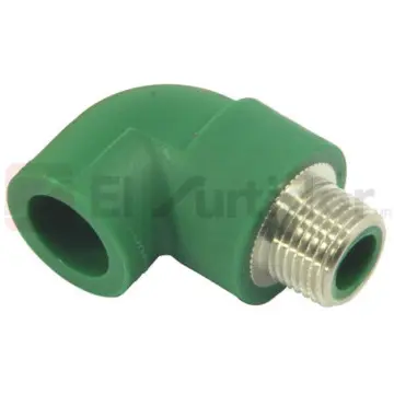 Codo 90 Con Rosca Exterior Tuboplus 20x1/2