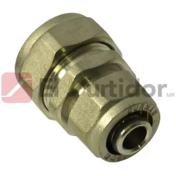 Cople Con Reducción Para Gas 1/2 A 3/8  Durman 9043080 Bronce