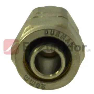 Cople Con Reducción Para Gas 1/2 A 3/8  Durman 9043080 Bronce