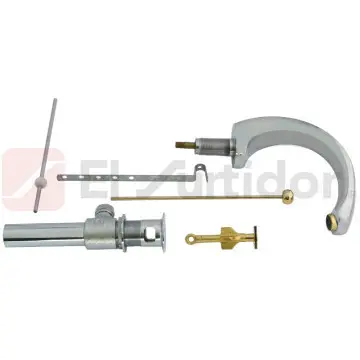 Ensamble Para Lavabo Urrea TS 9286-1 Cromo/dorado