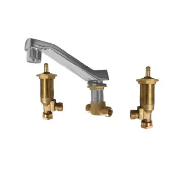 Ensamble Para Lavabo Urrea Taladros Separados 252sa Cromo