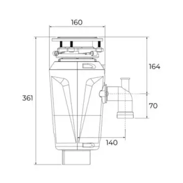 Triturador Teka 1/2 HP Trs 520