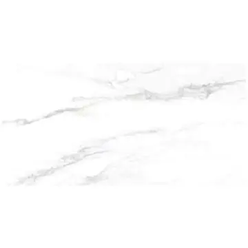 Piso Porcelánico Rectificado Kian White Brillante 60x120 cm (1.44m2) Blanco Brillante