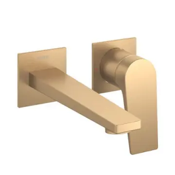 Monomando A Muro Para Lavabo Moen Berat Ts6742bzg Oro Bronce