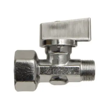 Llave de Control Recta de 1/4 de Vuelta Coflex 1/2" Fnpt X 3/8" M. Recta Ip-142 Cromo