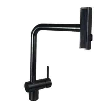 Monomando Fregadero Multifuncional Vp24.391 Negro Mate