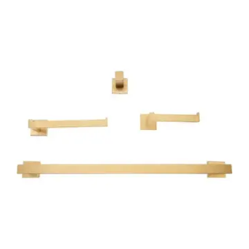 Juego de Accesorios 4piezas Tecnobath Row Tb43.030bg Gold Brush