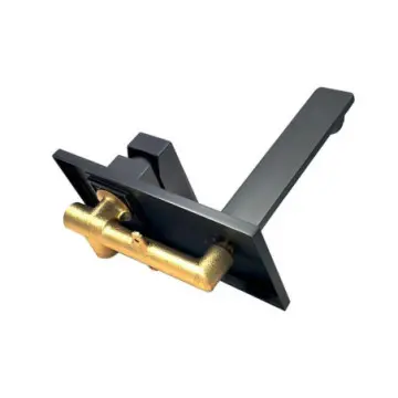 Monomando A Pared Para Lavabo Tecnobath Row Tb42.021gm  Gun Metal