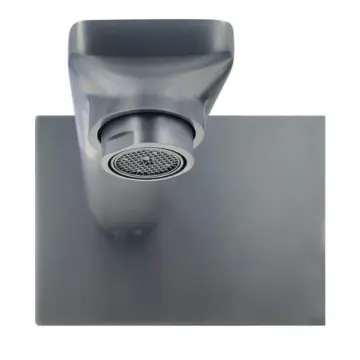 Monomando A Pared Para Lavabo Tecnobath Row Tb42.021gm  Gun Metal