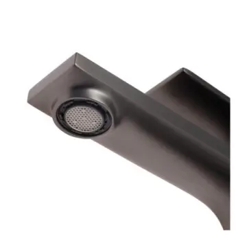 Monomando Corto Para Lavabo Tecnobath Row Tb42.011gm Gunmetal