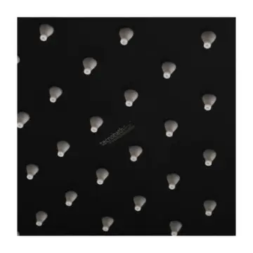 Regadera Cuadrada Con Brazo Tecnobath Tb41.902 Negro