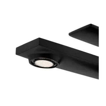 Monomando Corto Para Lavabo Tecnobath Row Tb41.011 Negro