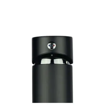 Monomando Alto Para Lavabo Tecnobath Lucent Tb13.031 Negro/cromo