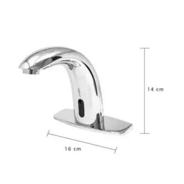 Llave de Sensor Rugo Para Lavabo 16-se Cromo