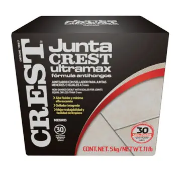 Juntacrest Ultramax Negro 5kg
