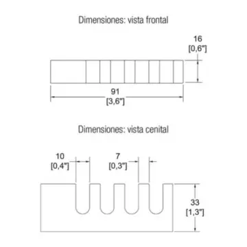 Portacepillo Helvex Premier 15107 Cromo