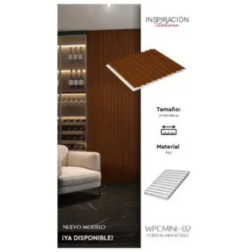 Panel Wpc Mini Foresta  21x290 cm Rosso 9.13m Wpcmini-02