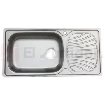 Tarja de Acero Inoxidable Empotrable Tramontina 100x50  93855/615 Derecho Cromo
