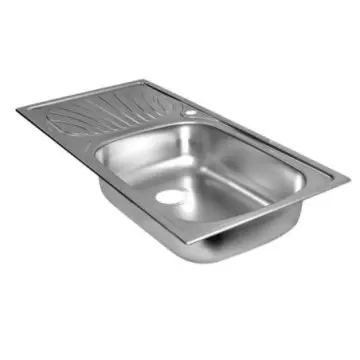 Tarja de Acero Inoxidable Empotrable Tramontina 100x50  93856/615 I Cromo