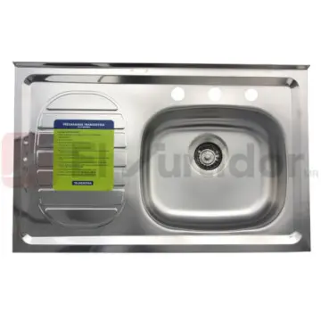 Tarja de Acero Inoxidable Tramontina 80x50