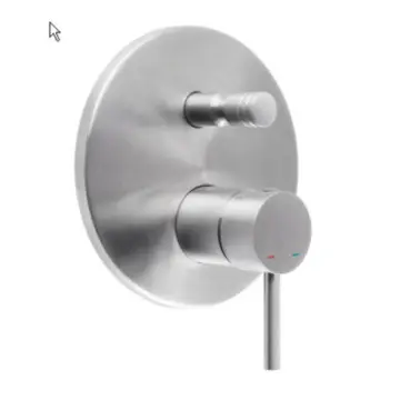 Monomando Para Tina O Regadera Urrea Inox 9038inox.9 Con Desviador Satín