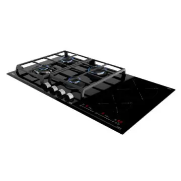 Parrilla de Gas Vitrocerámica Teka Jzc 96342 Bbb BK 112570128 Negro