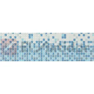 Cenefa Vetro Porcelanite Baño M602883 8x25 Azul