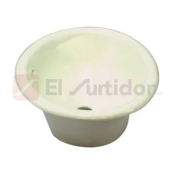 Lavabo Arte Diseño Himmelbauer Sobre Cubierta Griego Hueso