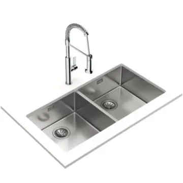 Tarja de Acero Inoxidable Con Contra Teka BE Linea Rs15 2C 860 115030006