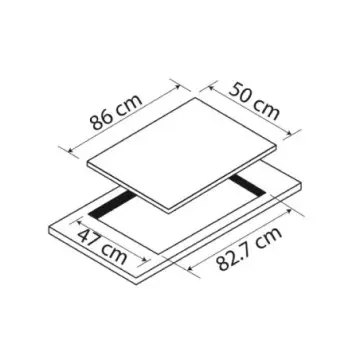Parrilla de Gas Eb-técnica 5Q Eb-482 Acero Inoxidable