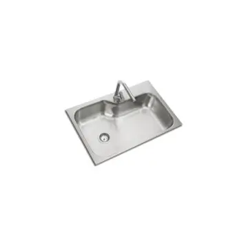 Tarja de Acero Inoxidable Teka de Submontar Con Contracanasta DM 33.22 1C 8" 08731112 Acero Inoxidable