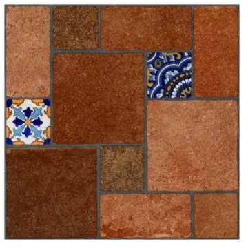 Piso Porcelanite Belite FD 44x44 1.92m Rojo