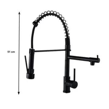 Monomando Para Fregadero Multifunción Valmex Vp23.392 Negro