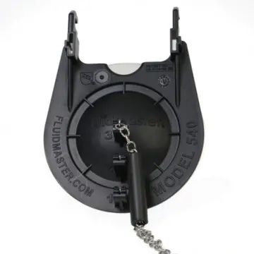 Pera de descarga de 3" de marco rígidoFluidmaster 6401LA Negro