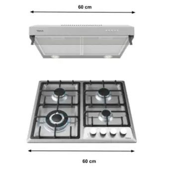 Paquete Teka Duetto Deluxe 60 Parrilla Mas Campana 112750008