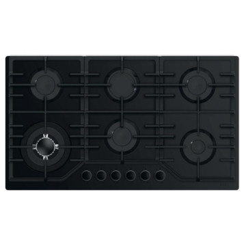 Parrilla Nuur de Quemadores de 90 cm Parga6vtm-l Negro Mate