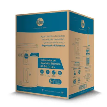 Calentador de Agua de Depósito Eléctrico Rheem de 114 Litros 220v Tall 89v30-2/700836