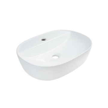 Lavabo Urrea Serra R 1 Taladro Sin Rebosadero Lv1065b021 Blanco