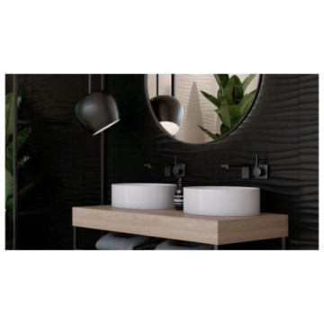 Muro Cesantoni Daytona Estructurado 30x60 cm (1.44m2) Negro